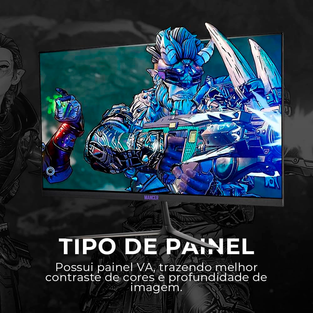 Monitor Gamer Mancer Horizon Z21, 21.45 Pol. Va, Full HD, 1ms, 75Hz, FreeSync, VGA/HDMI, MCR-HZN21-BL1