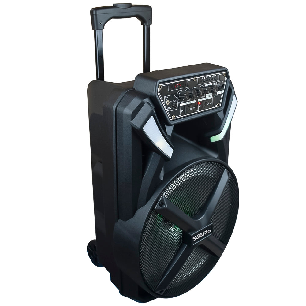 Caixa de Som Amplificada Sumay 300W Xprime 600BT Bluetooth SM-CAP22