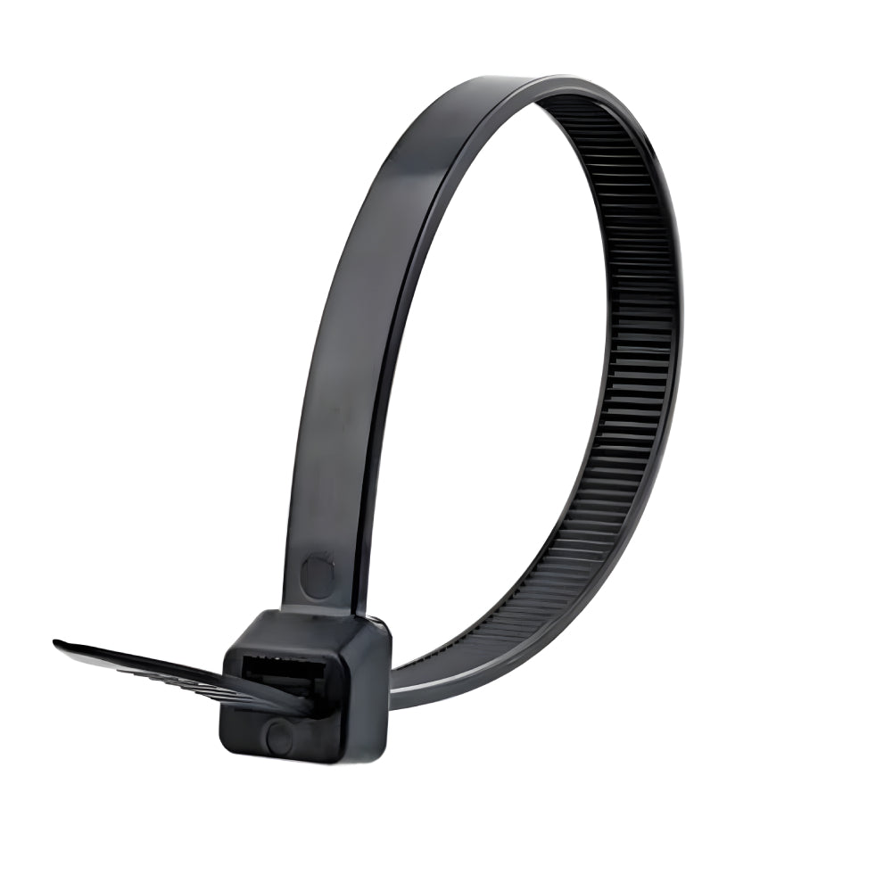 Abraçadeira de Nylon 3,6mm x 140mm, Pacote com 100 Unidades, Preto - Vonder