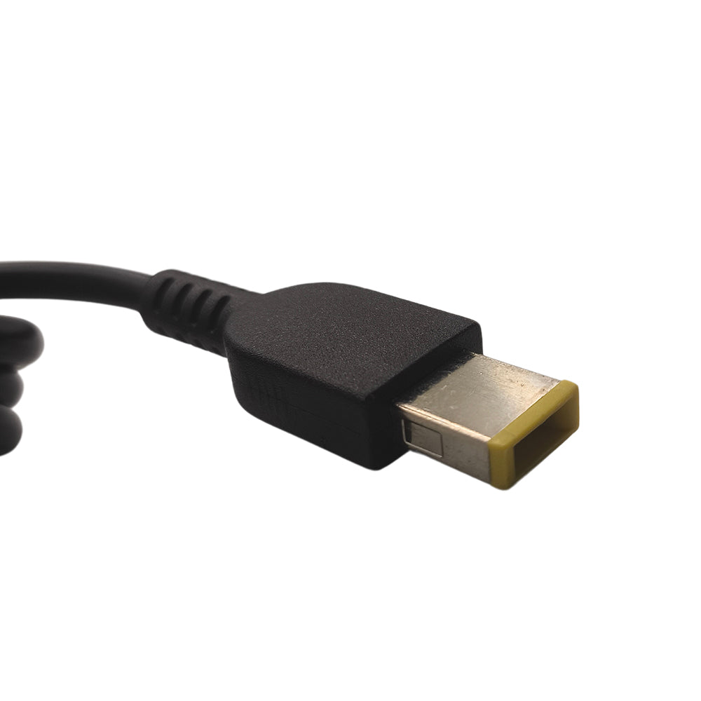 Fonte Notebook Compatível Lenovo, 20V, 3.25A, 65W, Plug USB Amarelo 4.0mm x 7.0mm, LE-02