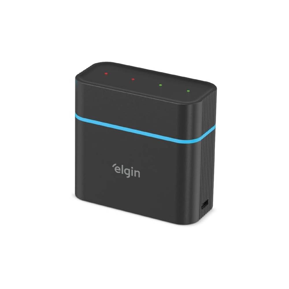 Carregador De Pilhas Box Elgin C/4 Pilhas Recarregáveis 2AA + 2AAA (46RSCUSBCX04)