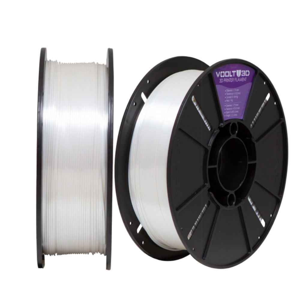 Filamento PLA Branco Pérola V-Silk High Speed Premium 1 Kg – 1,75 mm, Acabamento Sedoso e Brilhante