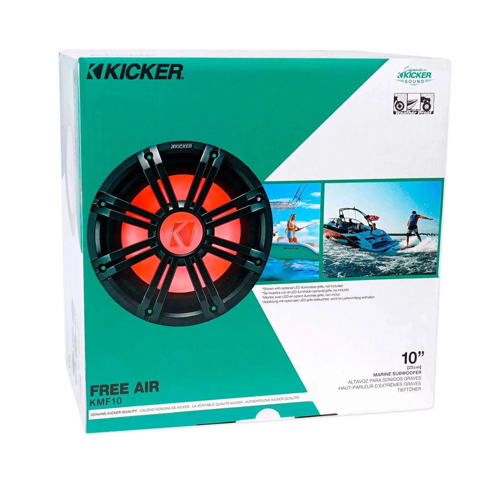 Subwoofer Kicker 45KMF104 Marinizado Free Air 10" 175W RMS 4 Ohms