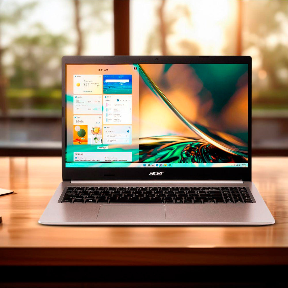 Notebook Acer Aspire5 A515-45-R36L AMD Ryzen 7 5700U 12GB RAM, Radeon, 512GB SSD, 15.6” LED IPS Full HD Prata Linux Gutt
