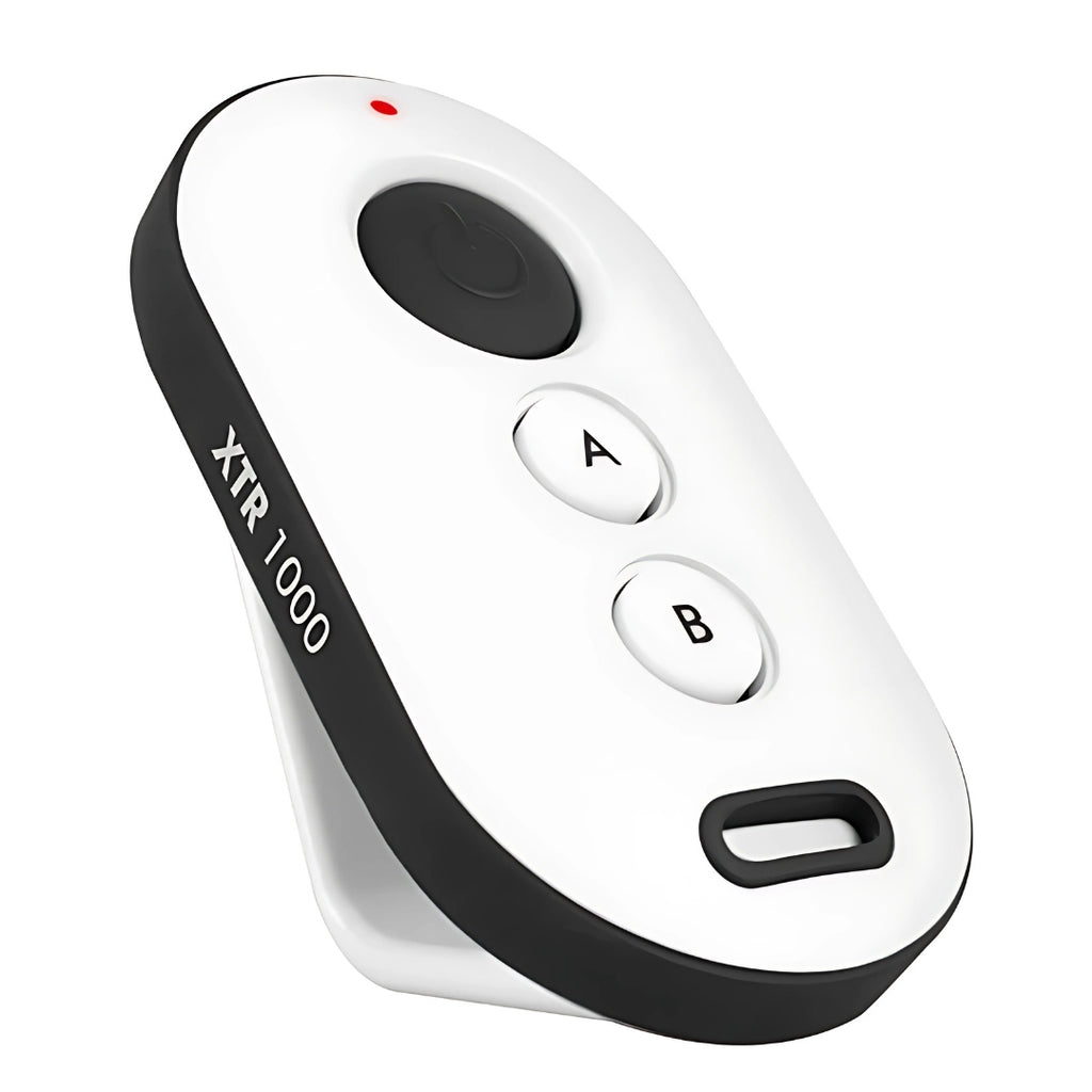 Controle Remoto Transmissor Intelbras Dedicado, Com Anticlonagem, 433,92MHz, FSK, XTR 1000 - Preto/Branco