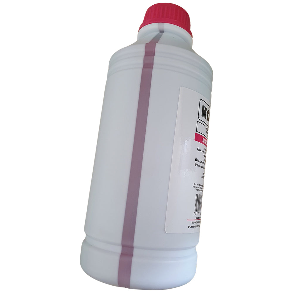 Litro de Tinta Kora Epson Universal Corante M Magento Compativel Com Epson L3150 L3250 L355 L365 L375 L395
