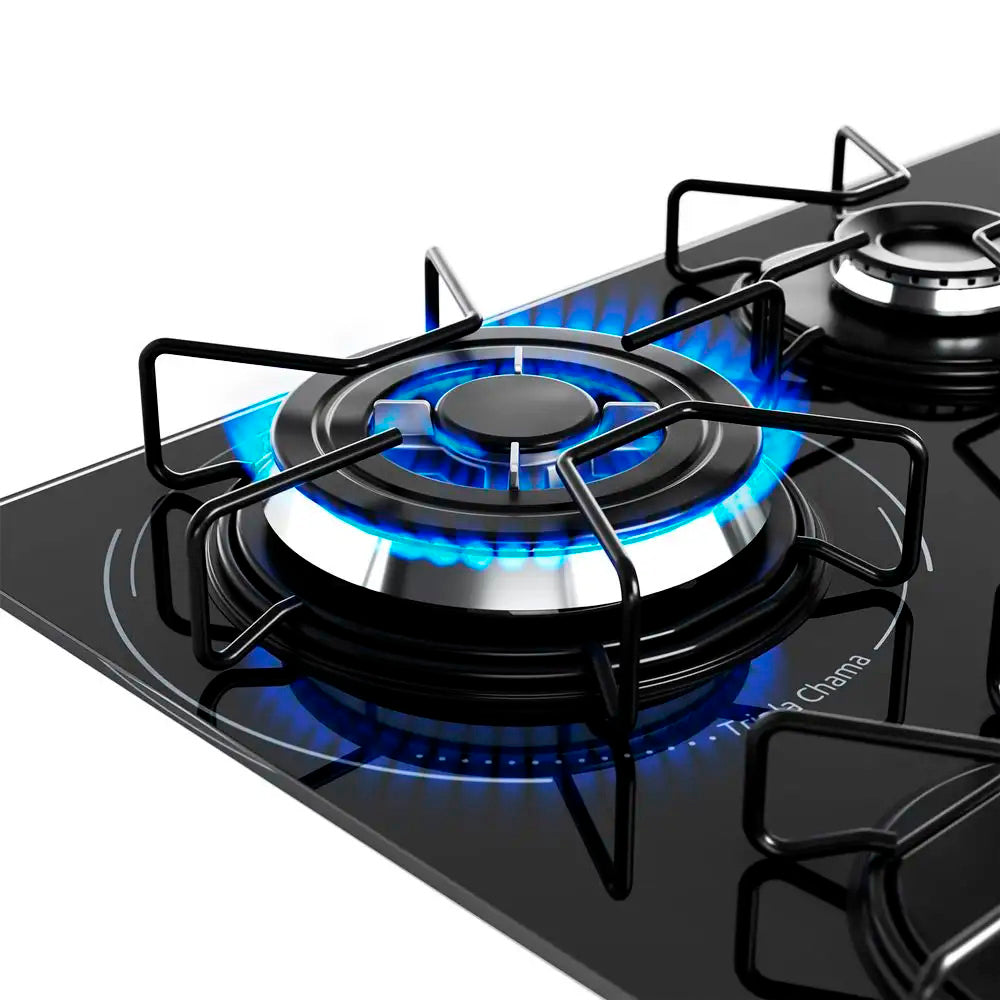 Fogão Cooktop Mueller 4 Bocas G5,  Ultra Chama Com Queimador Tripla Chama Mcg134bg1- Preto, Bivolt