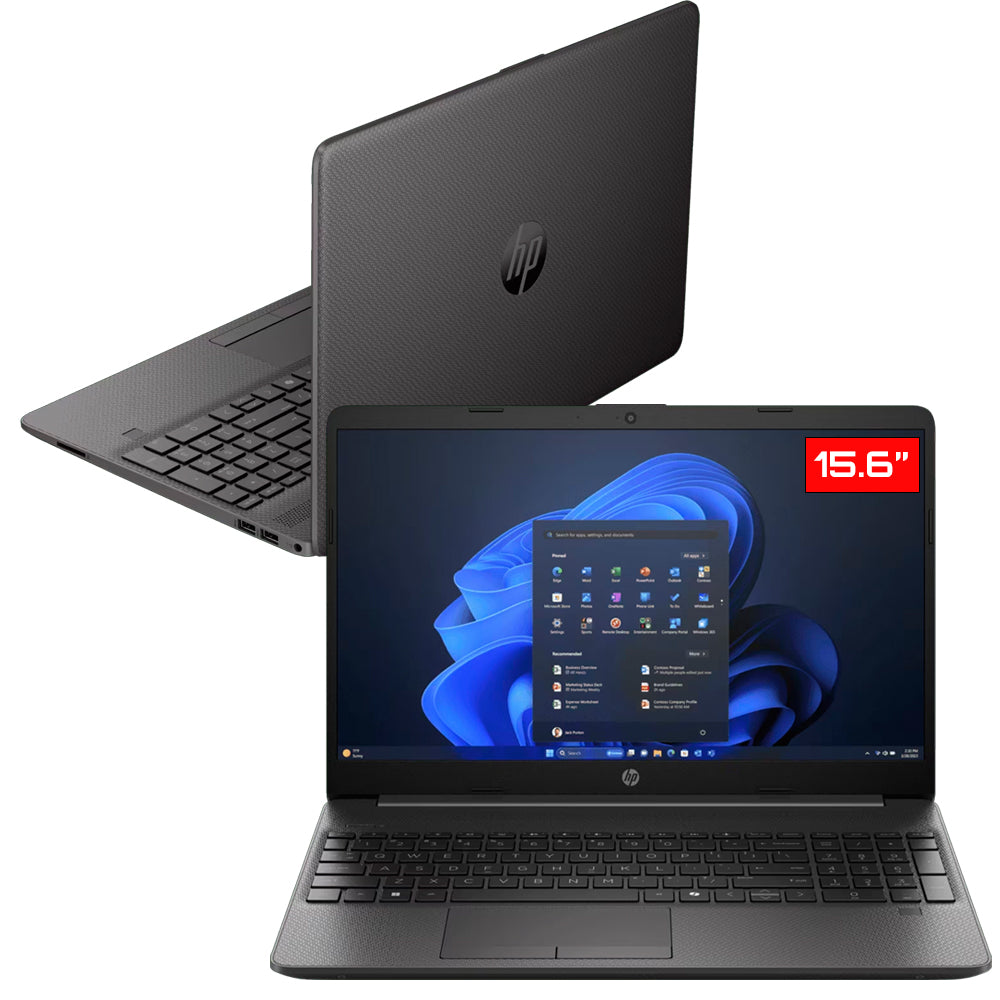 Notebook HP 256R G9, 15.6", Intel® Core™ i3-1315U, 8GB RAM, 256GB SSD NVMe, com Porta RJ45, Windows 11 Home - Preto
