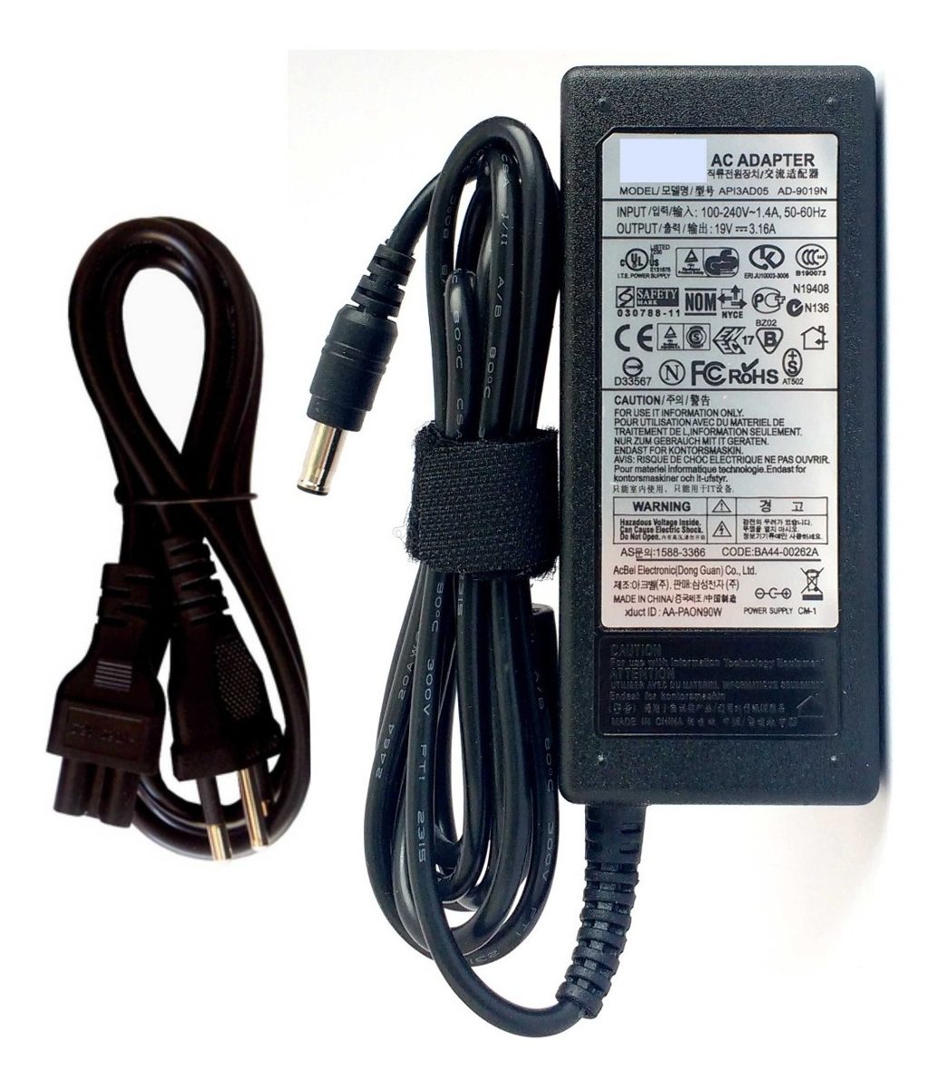 Fonte Notebook Samsung 19v