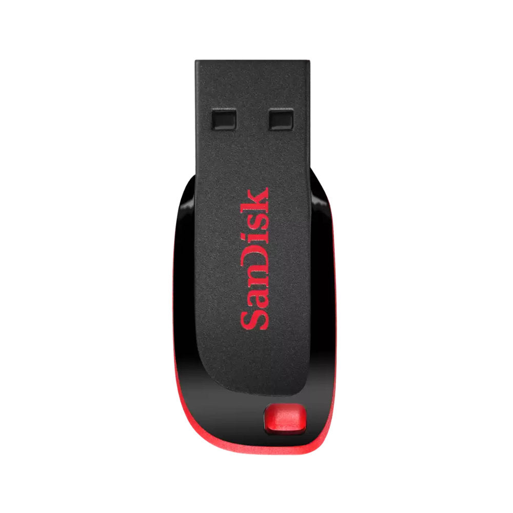 Pen Drive 8GB SanDisk Cruzer Blade SDCZ50 USB 2.0 - Preto/Vermelho