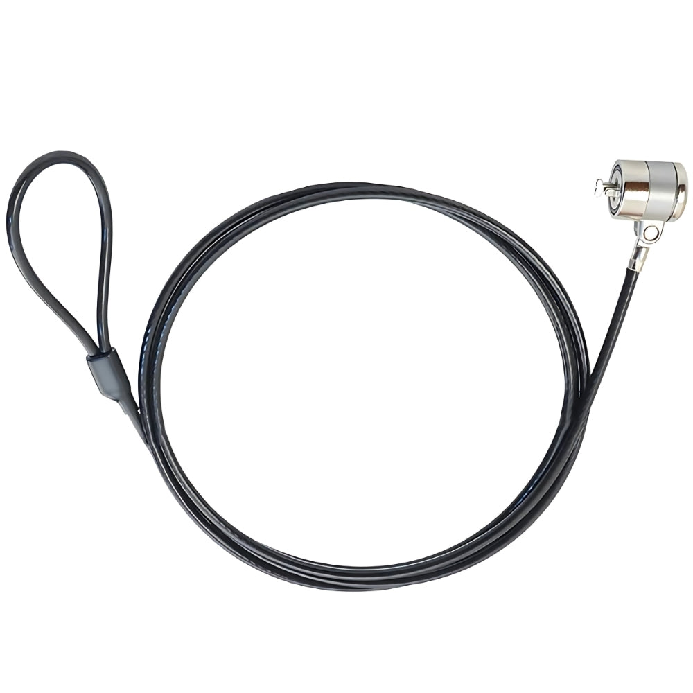 Cabo de Segurança Para Notebook C3-Tech, CS-30, Com Chave Tubula, Aço Revestido