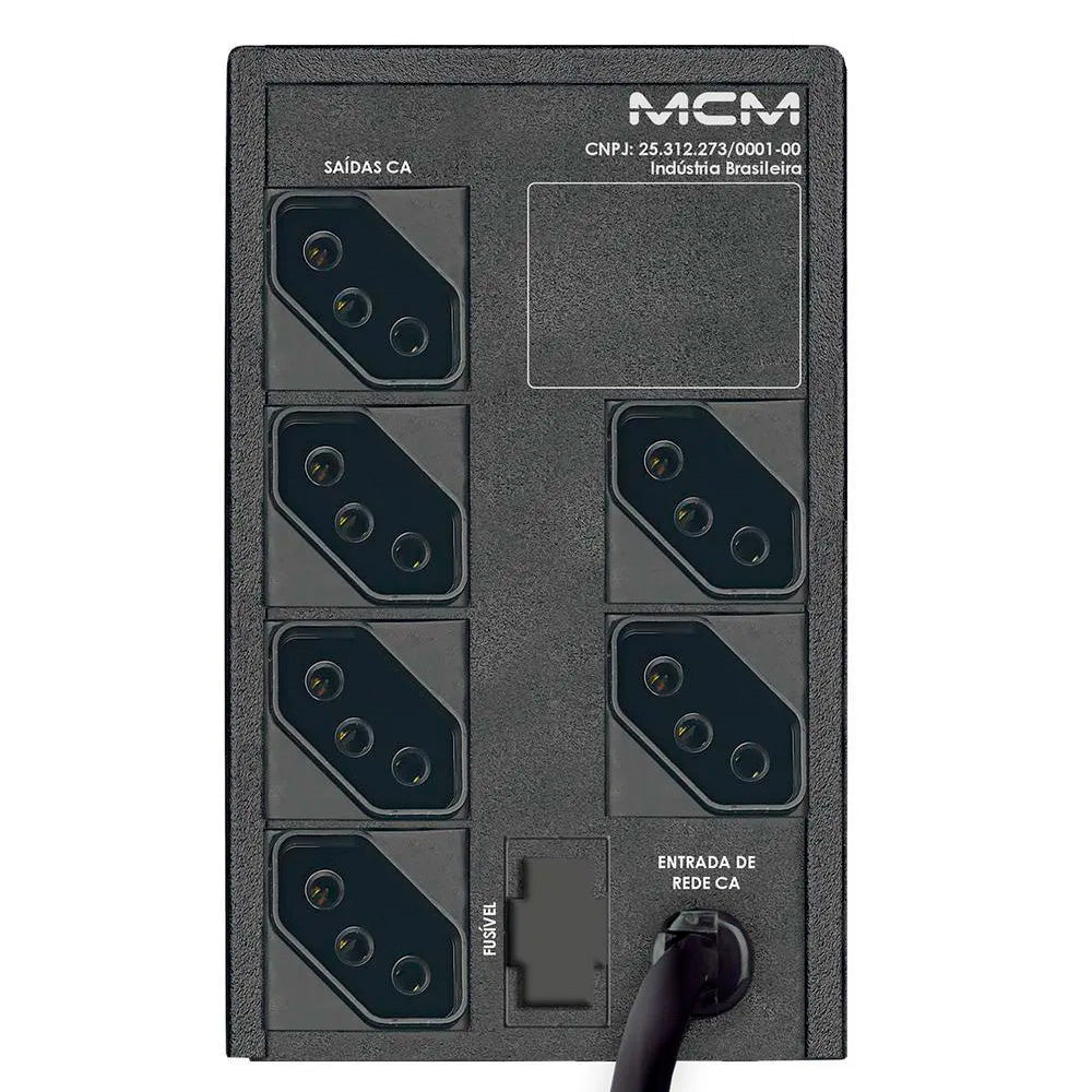 Nobreak UPS 1200VA One 3.1 Trivolt/115V MCM Com 6 Tomadas UPS0272
