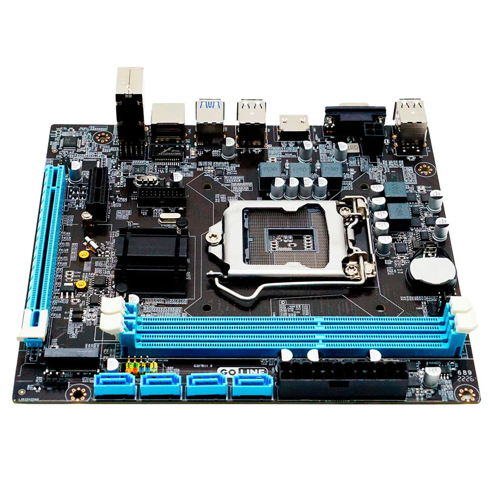 Placa-Mãe Goline H110M-GD3 LGA 1151, DDR3, HDMI, Slot M.2 NVMe, Chipset Intel H110, Formato Micro ATX – G-Series