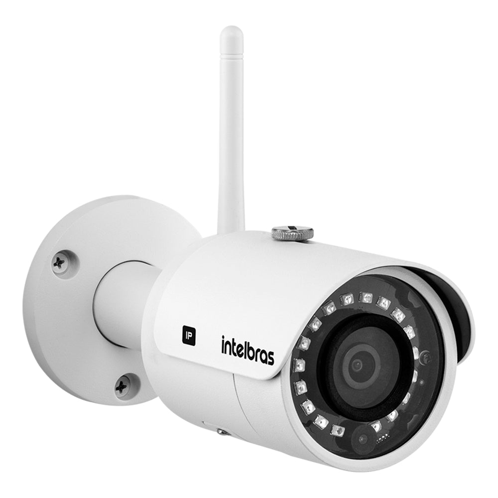 Câmera IP Bullet Intelbras VIP 3430 W, CFTV, 4MP, IR 30m, Proteção IP67, 3.6mm, Branco