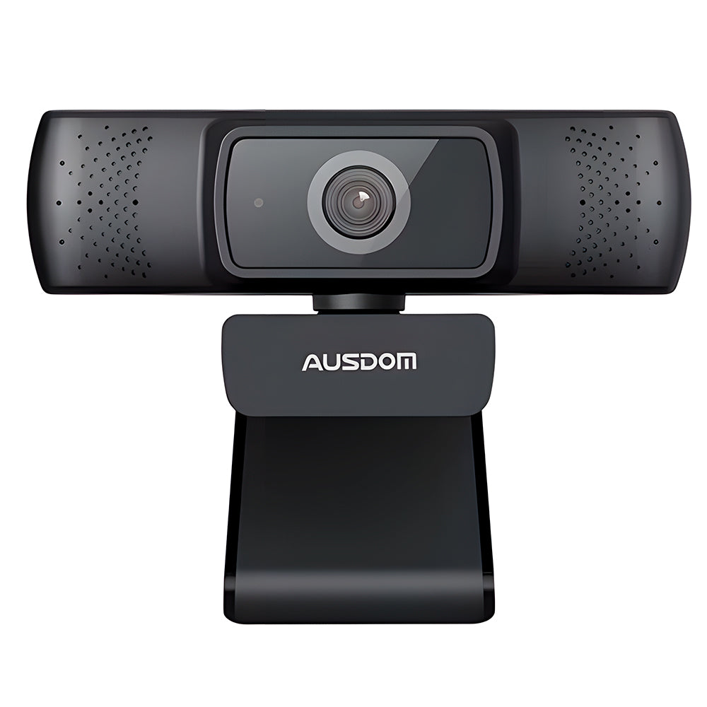 Webcam Full HD 1080P Ausdom, Foco Automático, Cancelamento De Ruído Microfone Câmera - AF640
