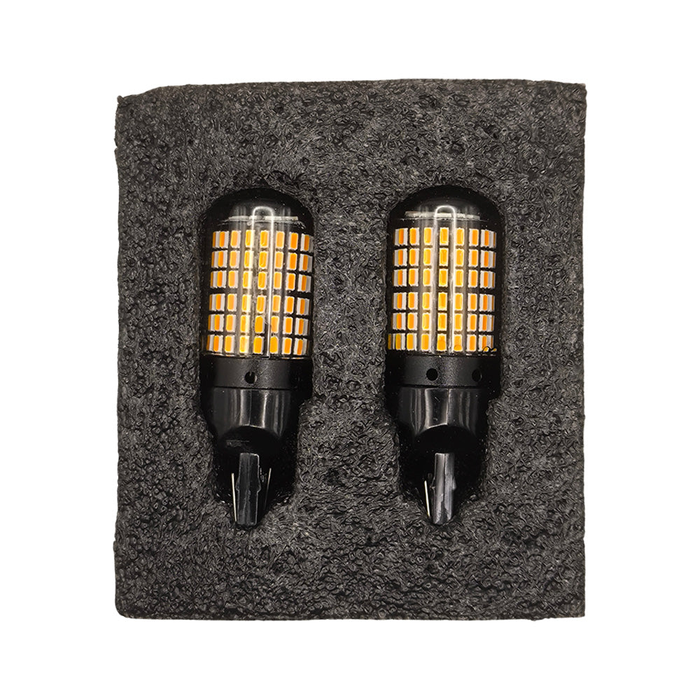 Kit Lâmpada LED CANbus, Para Farol de Carro, Soquete 7440, Amarelo, ASLENT