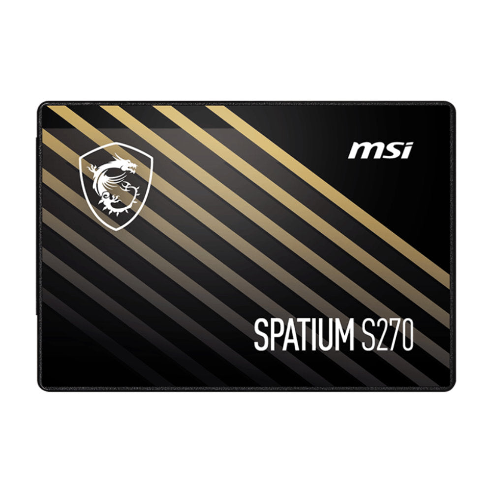 SSD MSI S270 Spatium 240GB SATA III 2.5" 3D NAND Leitura 500MB/s Gravação 450MB/s