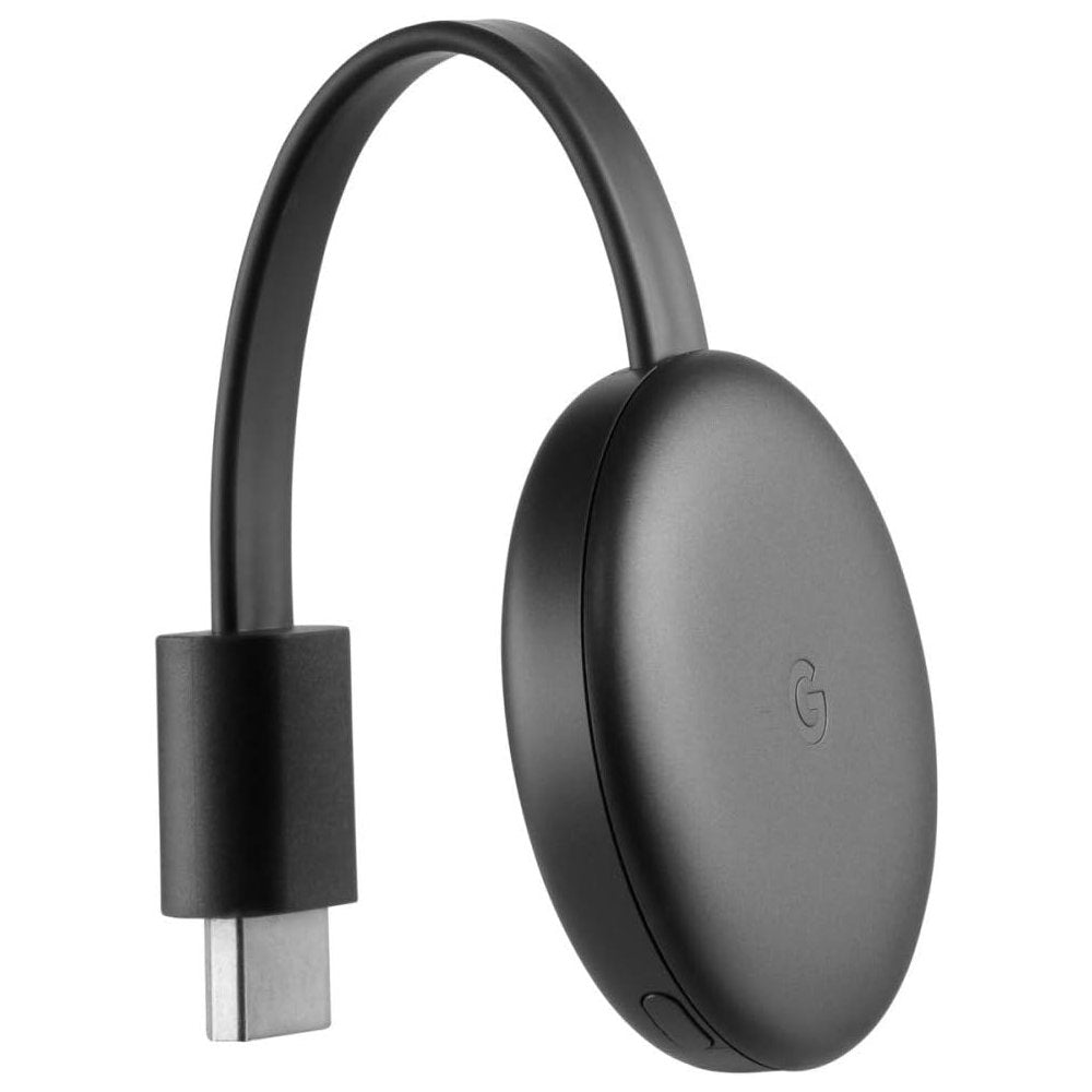 Chromecast Google 3ª Geração Full HD 1080p, HDMI, Wi-Fi 2,4/5GHz, Streaming e Espelhamento, Cor Carbono