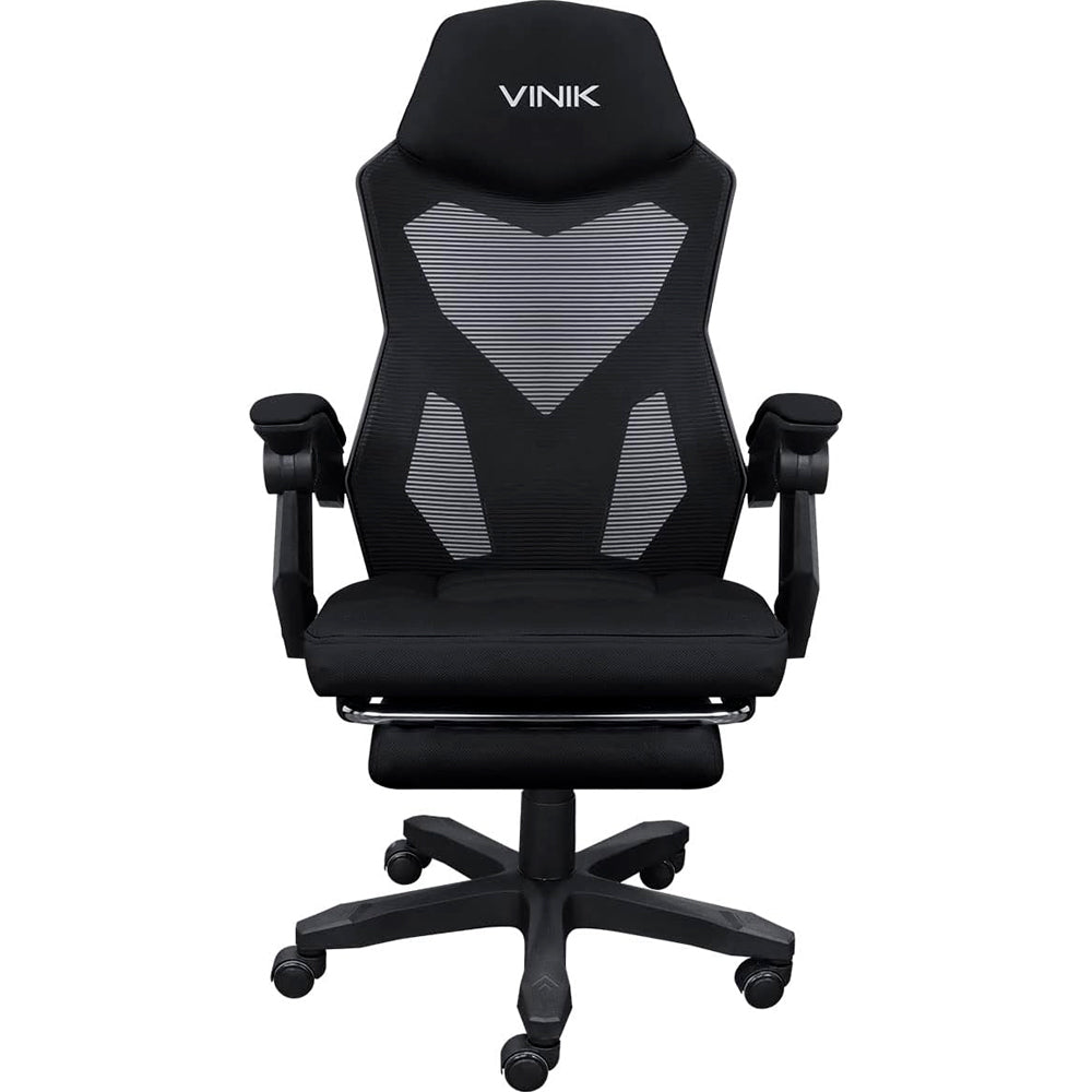Cadeira Gamer Vinik Rocket, Com Ajuste de Altura e Inclinação, Suporta Peso Até 150Kg, Preta - CGR10PT