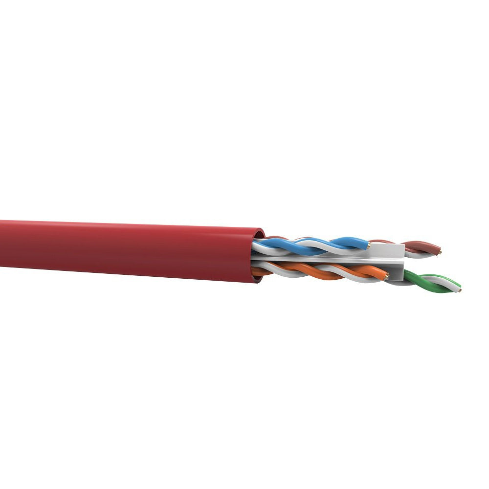 Caixa de Cabo de Rede Soho Plus Furukawa CAT6 Categoria 6- 24AWGX4P ROHS 100% Cobre Vermelho