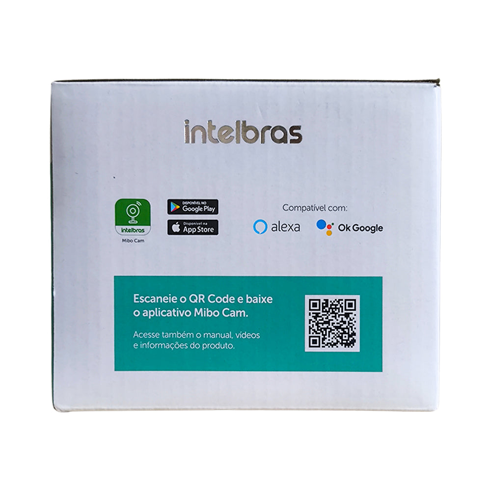 Câmera de Segurança Intelbras IP, iM5+ Full Color, Wi-Fi, Full HD, Compatível Com Alexa e Google, Branca