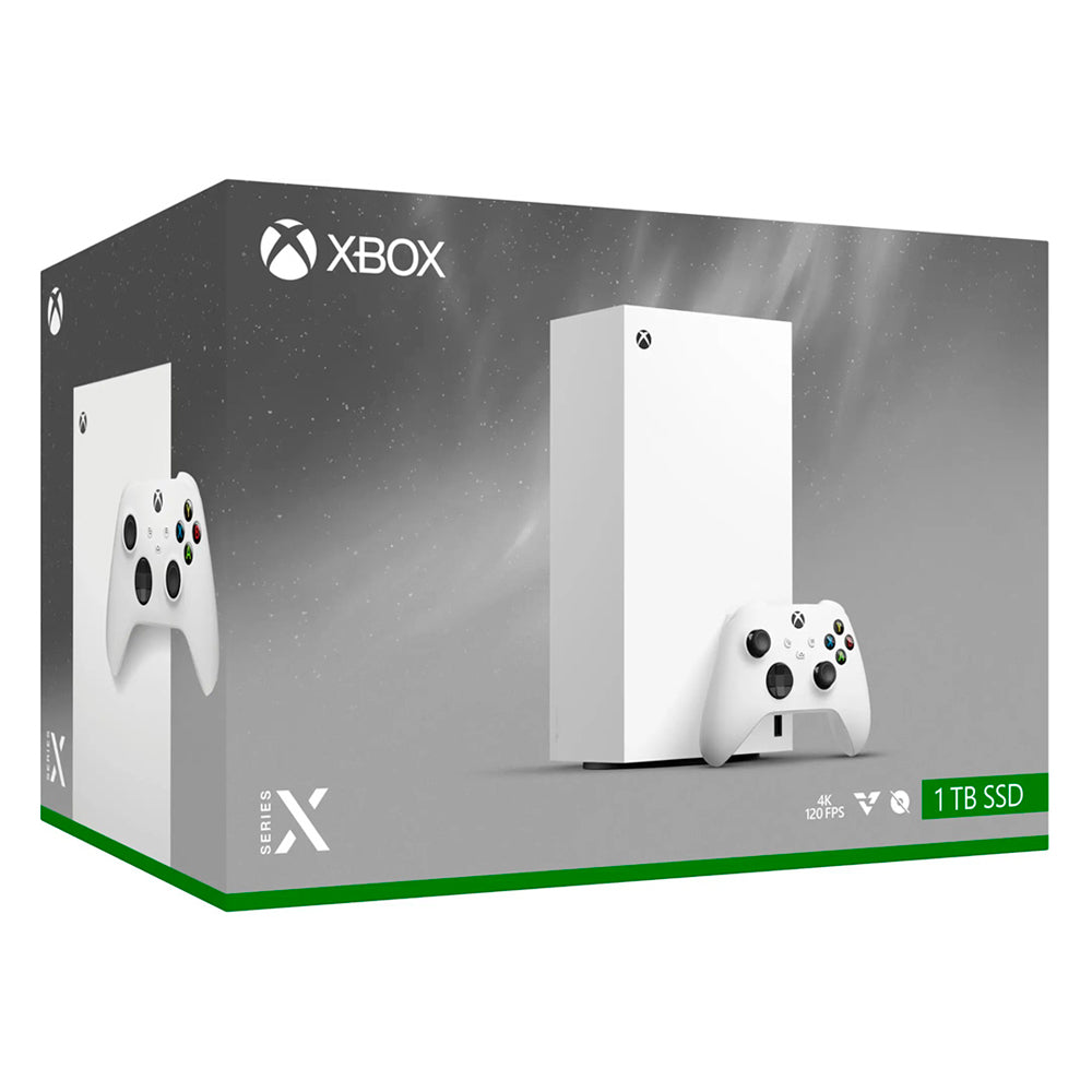 Console Xbox Series X 1TB - Microsoft, Memória RAM 16GB GDDR6, SSD NVMe, All-Digital, True 4K, HDR - Robot White