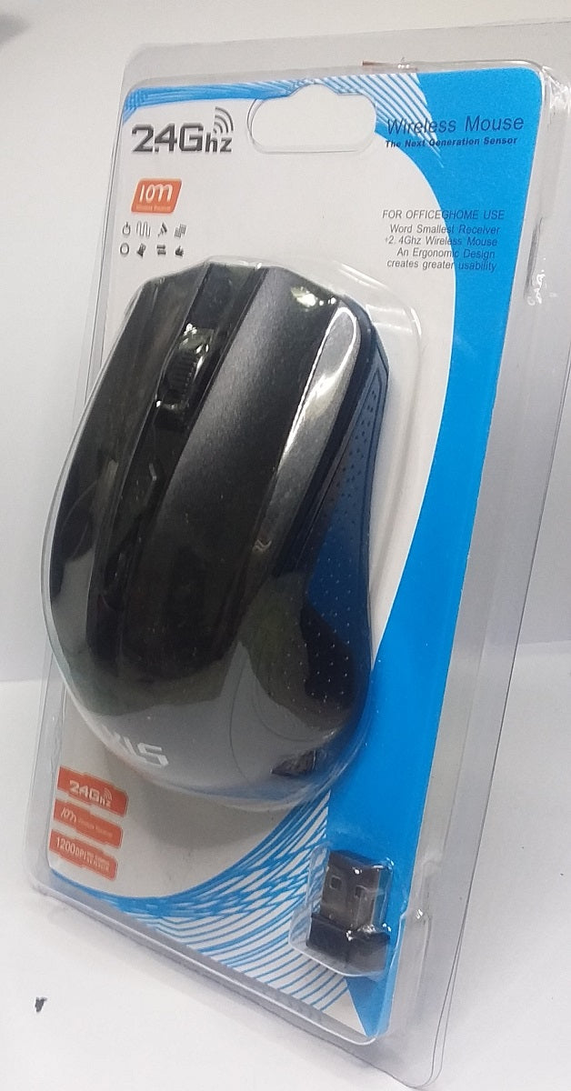 Mouse Wirelles XLS Preto 2.4Ghz 1200DPI
