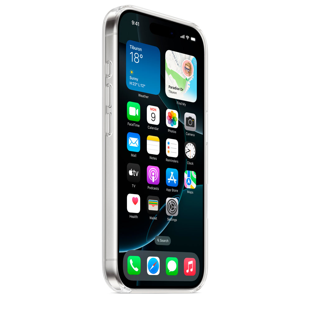 Capa Transparente, Com Suporte Para Carregamento Magnético, Para iPhone 16 Pro