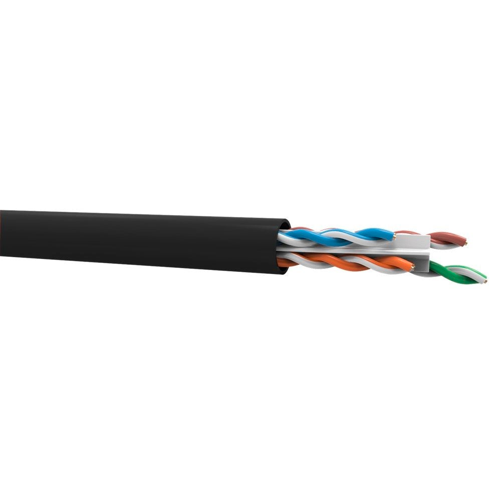 Caixa Cabo de Rede 305 Metros, CAT6, UTP 4P, 100% Cobre, 4PX24AWG, CM INT, WEC - Preto