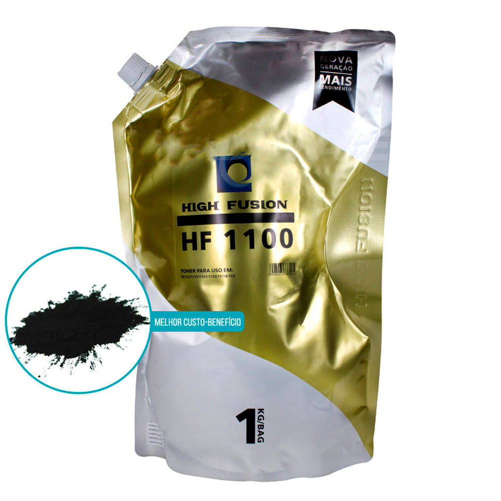 Refil Pó Para Recarga de Toner High Fusion Kyocera Tk-1170 Tk1147 HF-1100