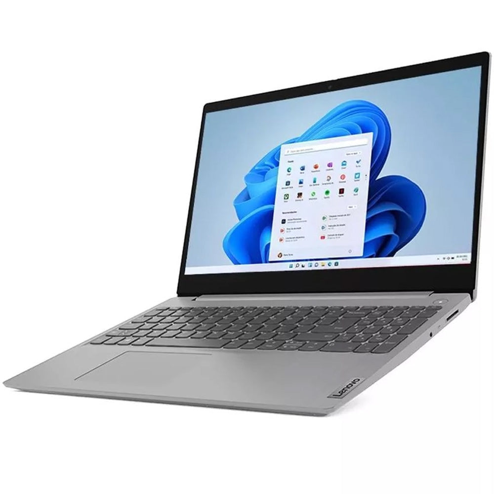 Notebook Lenovo Ideapad 3i 15ITL-6 Intel Core i5-1135G7 8GB (Intel Iris Xe) 256GB SSD W11 15,6" 82MD007BR Prata