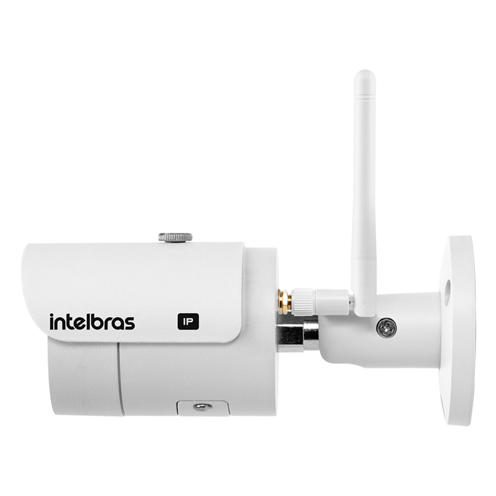 Câmera IP Bullet Intelbras VIP 3430 W, CFTV, 4MP, IR 30m, Proteção IP67, 3.6mm, Branco