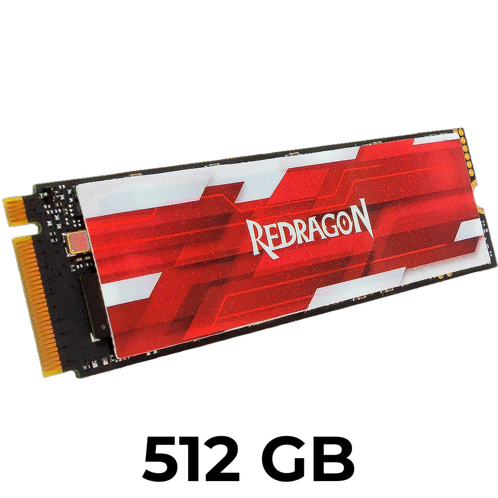 SSD M.2 NVME 512 GB Redragon Blaze GD-706 M.2 2280 PCIE NVME Leitura 7450 MB/s Gravação 6750 MB/s
