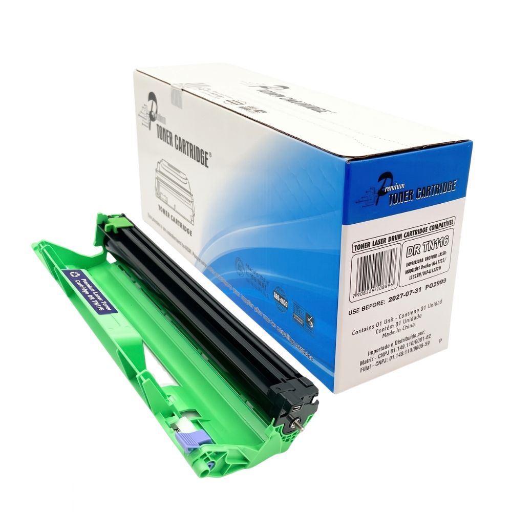 Fotocondutor Compativel Brother DR116/DR-116 Para Toner TN116 Der 4 Premium