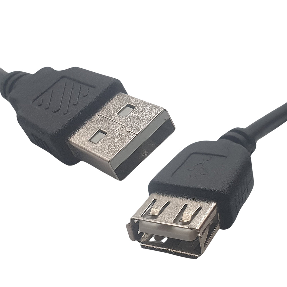 Cabo Extensor USB 2.0 Macho Para USB 2.0 Fêmea, Cabo 1,5 Metros - HBH