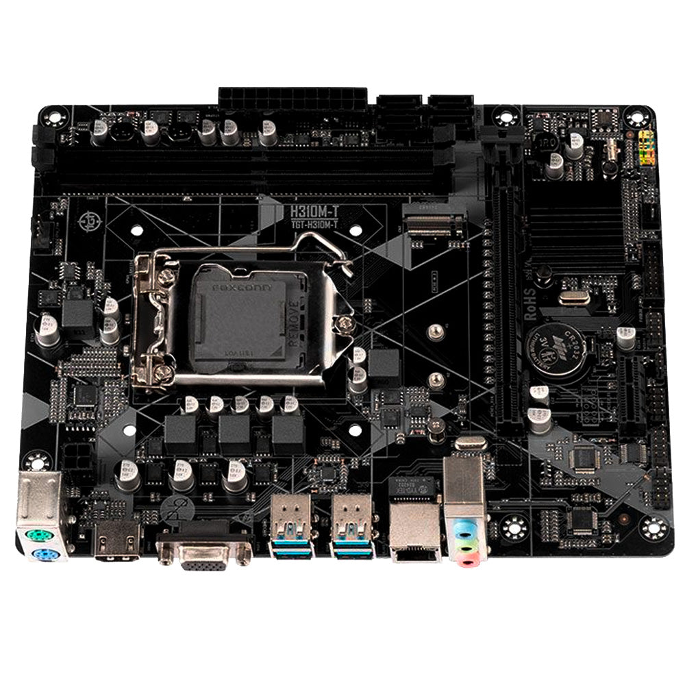 Placa Mãe GoLine GL-H310M-G2 LGA 1151 Micro-ATX DDR4 M.2 HDMI VGA USB 3.0 Ethernet Gigabit LAN 8ª/9ª Geração