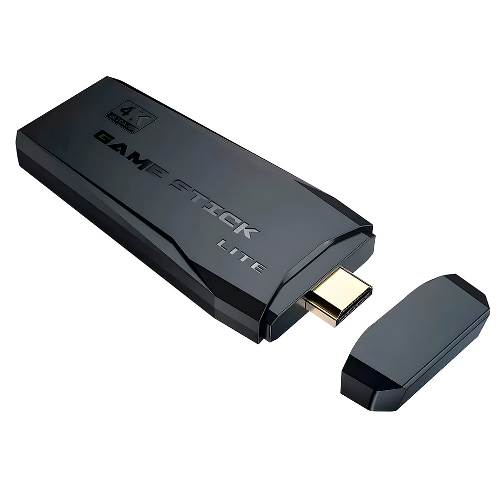 Vídeo Game Retrô, Lite 4k, 10.000 Jogos, HDMI, USB, Game Stick 4K, Com 2 Controles