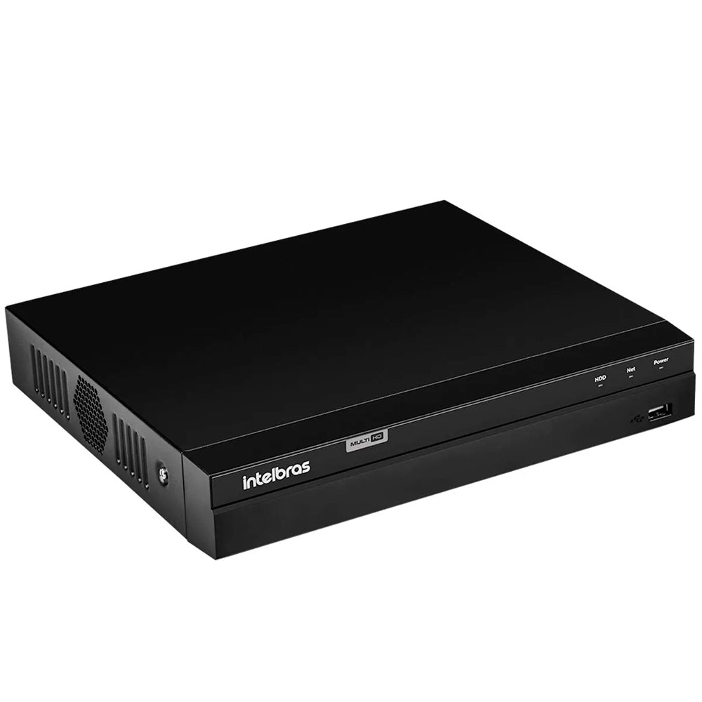 DVR Gravador de Vídeo inteligente Com 4 Canais Intelbras MHDX 1204 Com Detecção Inteligente de Movimento