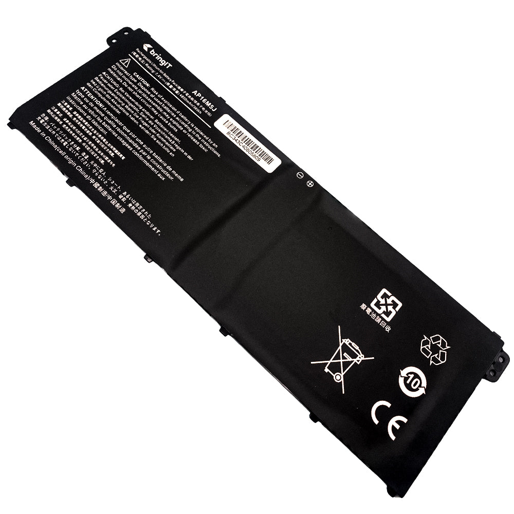 Bateria Notebook Compatível Acer Aspire 3-A315, 3-A315-41, A315-53-32U4, AP16M5J- 4 Celulas -7.4V 4.800mAh, 36Wh-BringIT