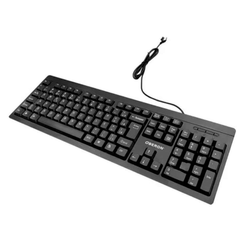 Teclado USB para Computador Padrão ABNT2 Preto OBERON - OR-TE101