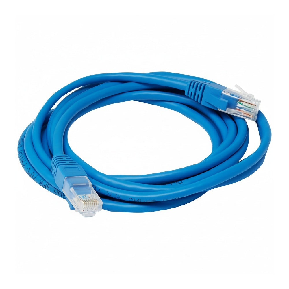 Cabo de Rede Patch Cord Cat.5E, 1.5 Metros RJ45, U/UTP 4 Pares 24 AWG, Gigabit, CAT5E15B Azul