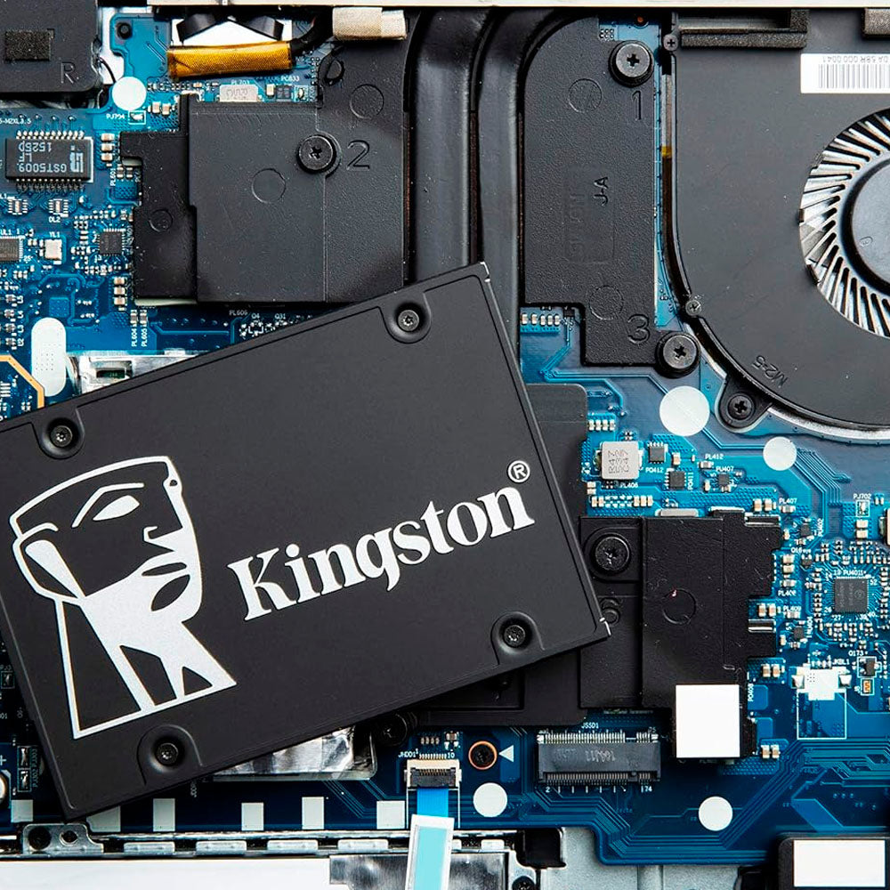 SSD Kingston 512GB, KC600, SATA III, Leitura 550MB/s e Gravação 520MB/s, SKC600/512G