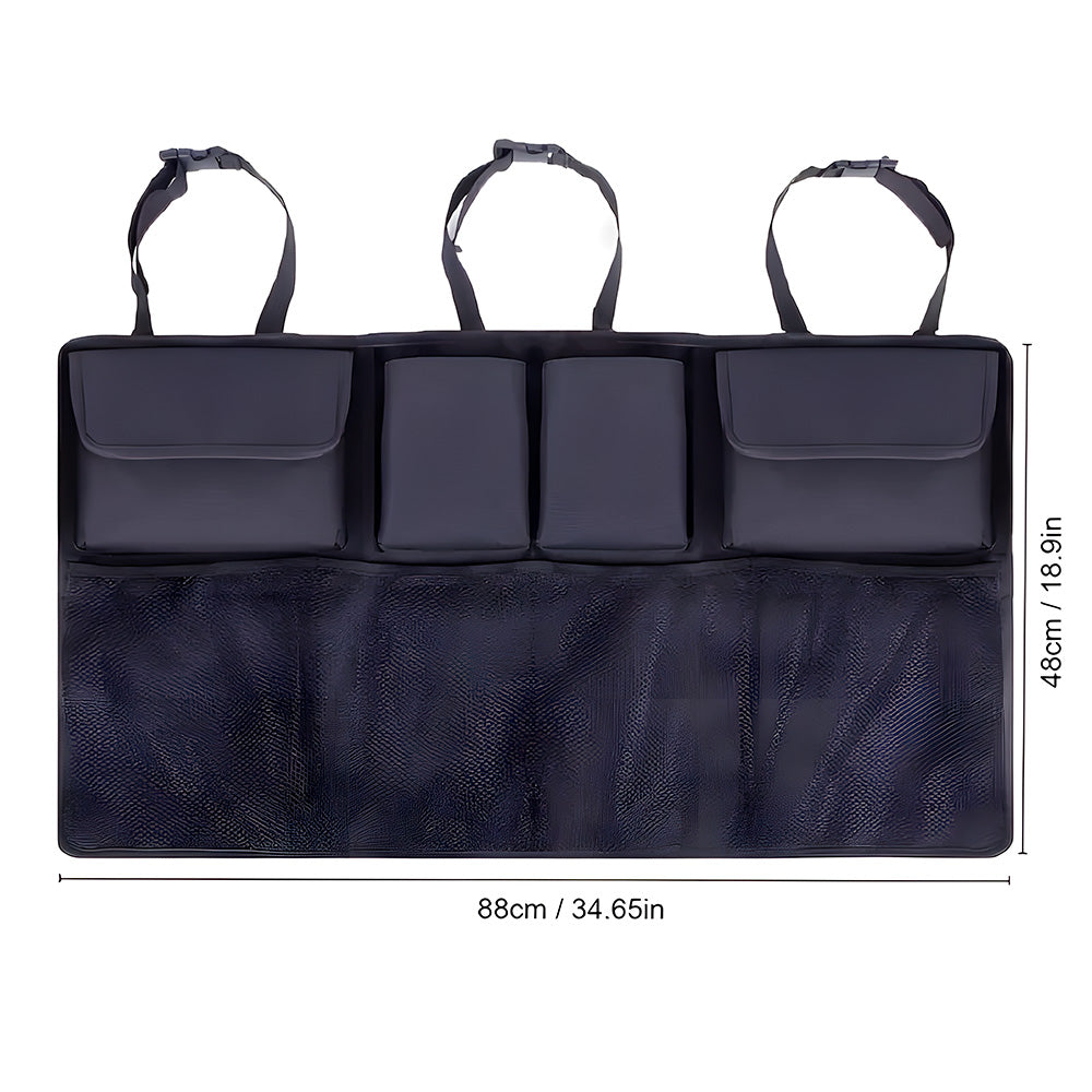 Bolsa de Armazenamento, Multifuncional, Dobrável, Para Porta-Mala de Carros, Preto