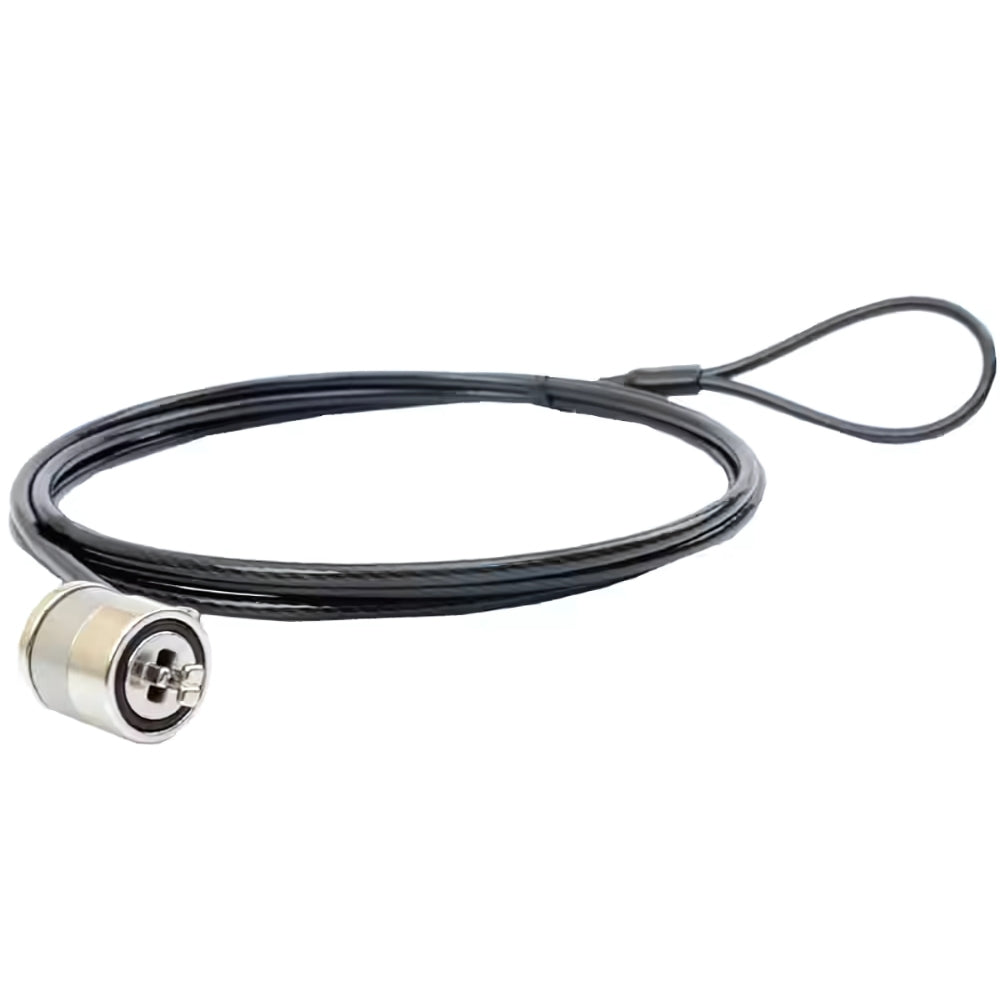 Cabo de Segurança Para Notebook C3-Tech, CS-30, Com Chave Tubula, Aço Revestido