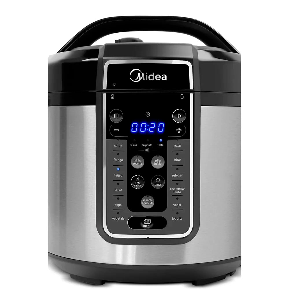 Panela de Pressão Elétrica 6L MasterSteam Inox Midea - 220V