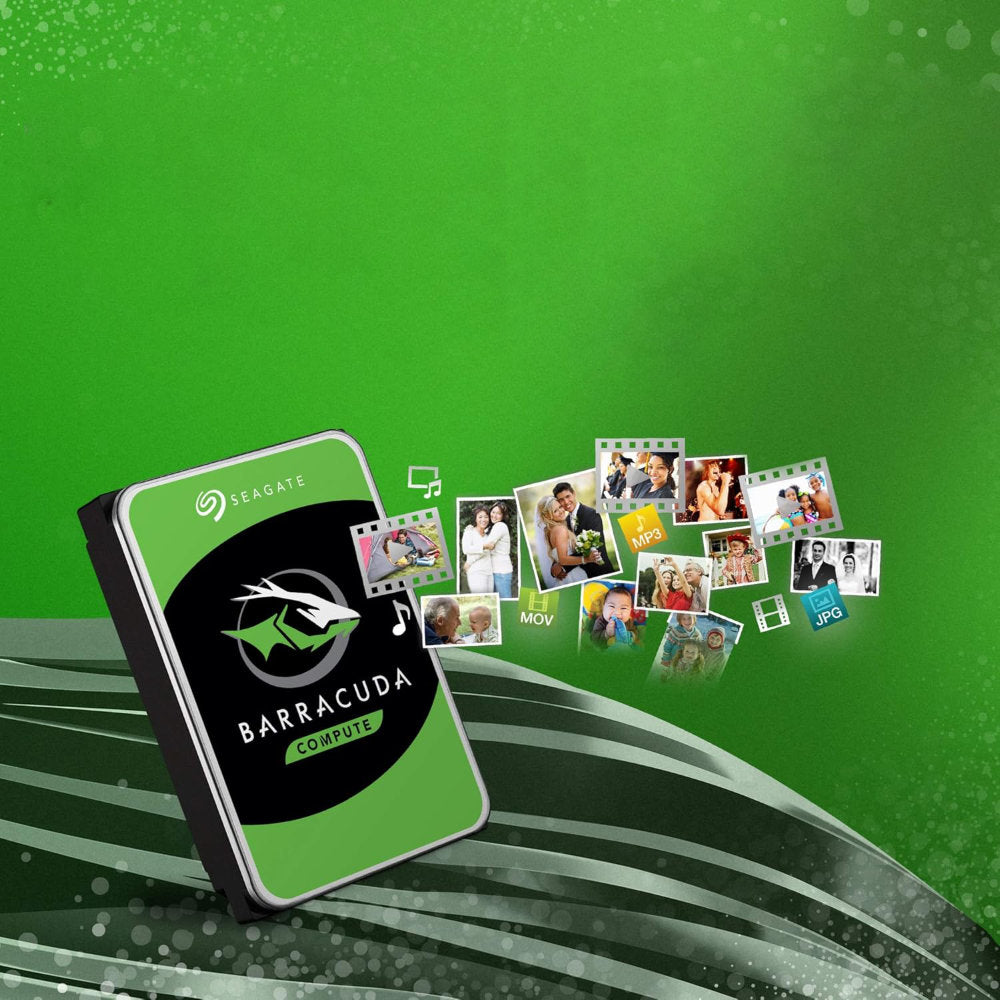 HD Interno Seagate BarraCuda 8TB 3.5" SATA III 6Gb/s 5400RPM 256MB Cache HDD Desktop ST8000DM004