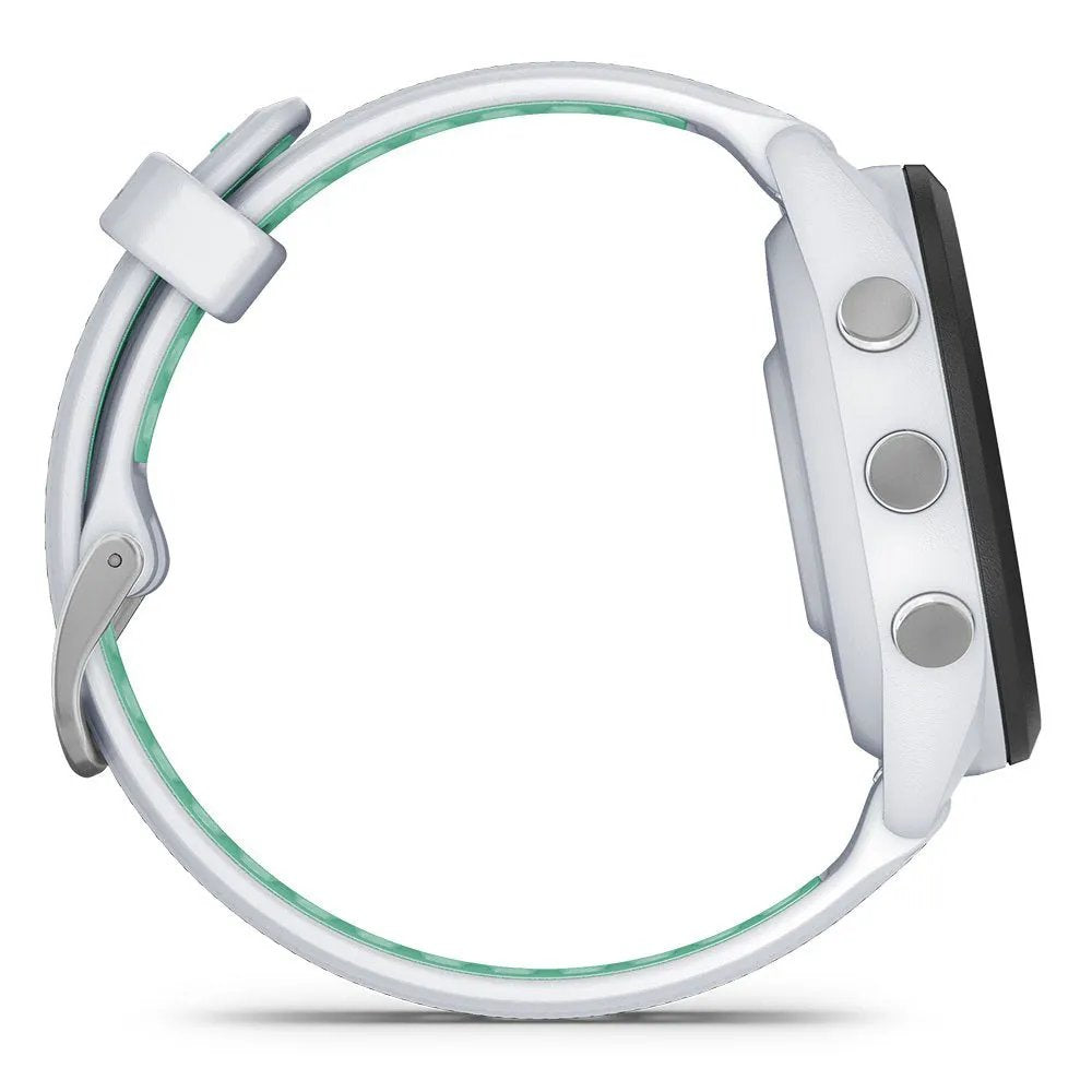 Smartwatch Garmin Forerunner 265S 42mm AMOLED GPS Wi-Fi Bluetooth, Cinza Claro/Verde Água