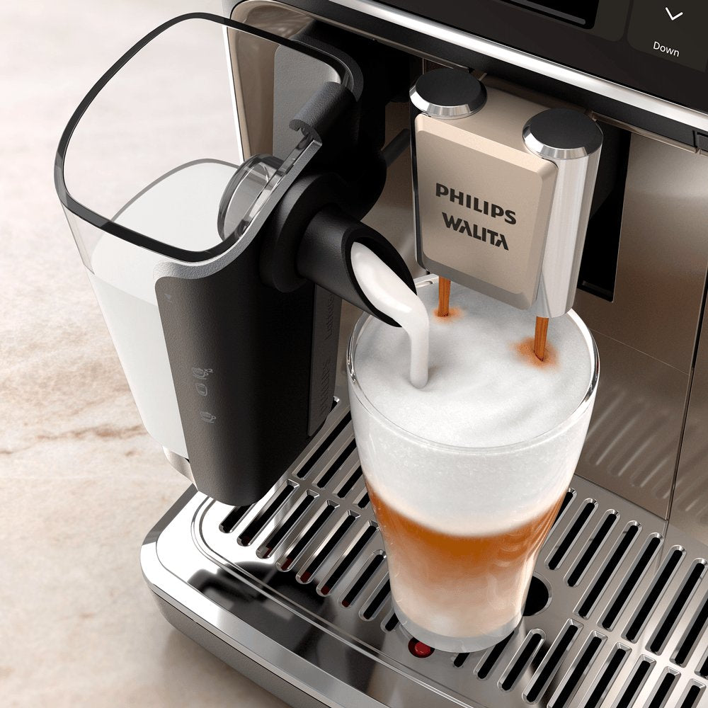 Máquina de Café Expresso Philips Walita Superautomática LatteGo Série 5500, 1400W, 220v - EP5547/93