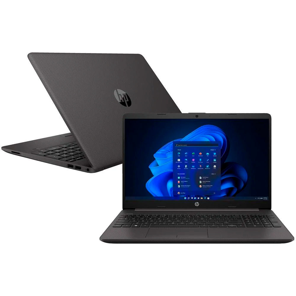 Notebook HP 256R G9, 15.6", Intel® Core™ i3-1315U, 8GB RAM, 256GB SSD NVMe, com Porta RJ45, Windows 11 Home - Preto