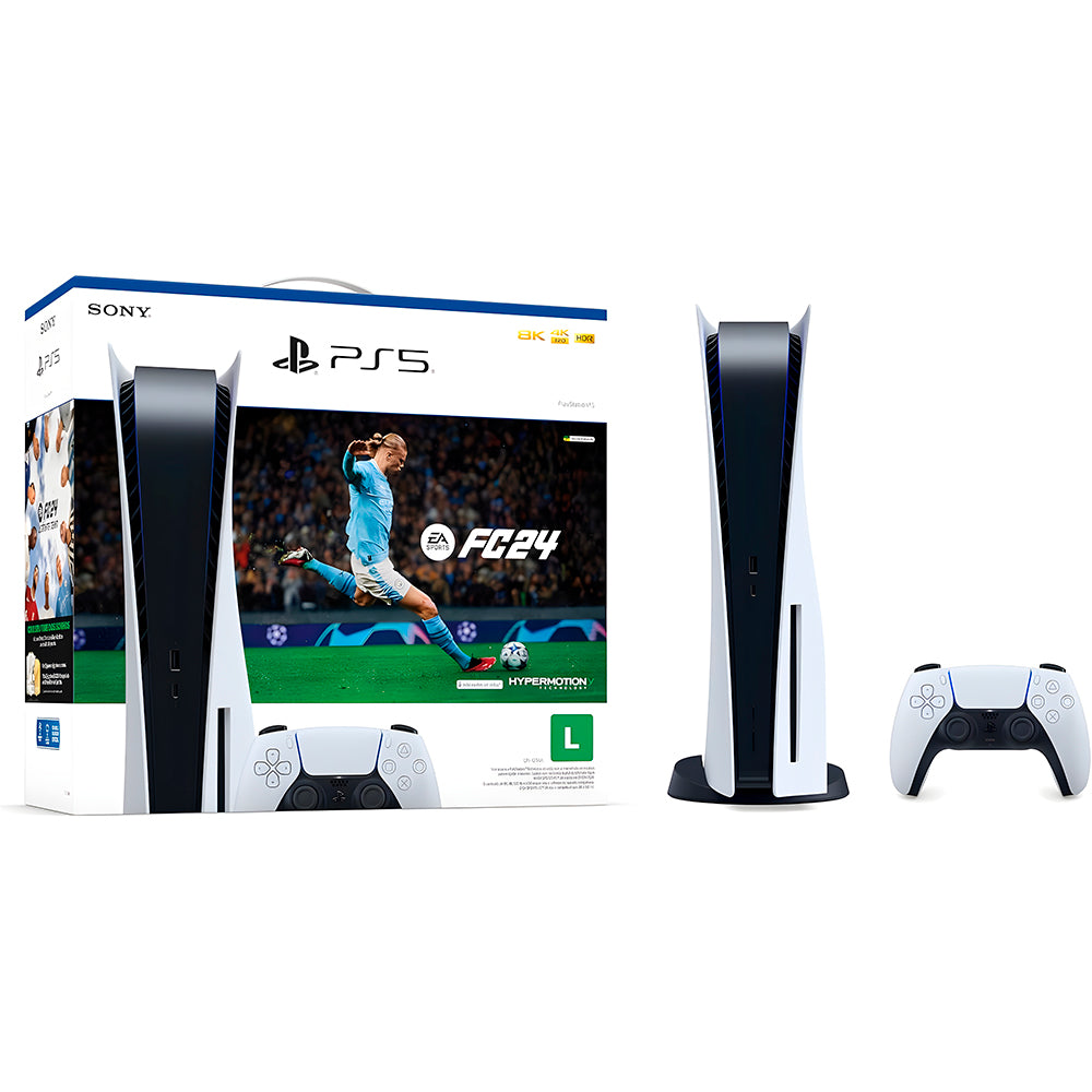 Console PlayStation 5 Sony, SSD 825GB, Controle Sem Fio DualSense, Com Mídia Física + Jogo EA Sports FC 24